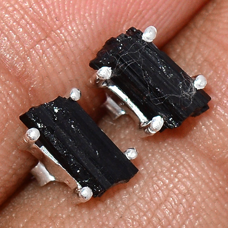 Claw - Black Tourmaline Rough Studs - BTRS60