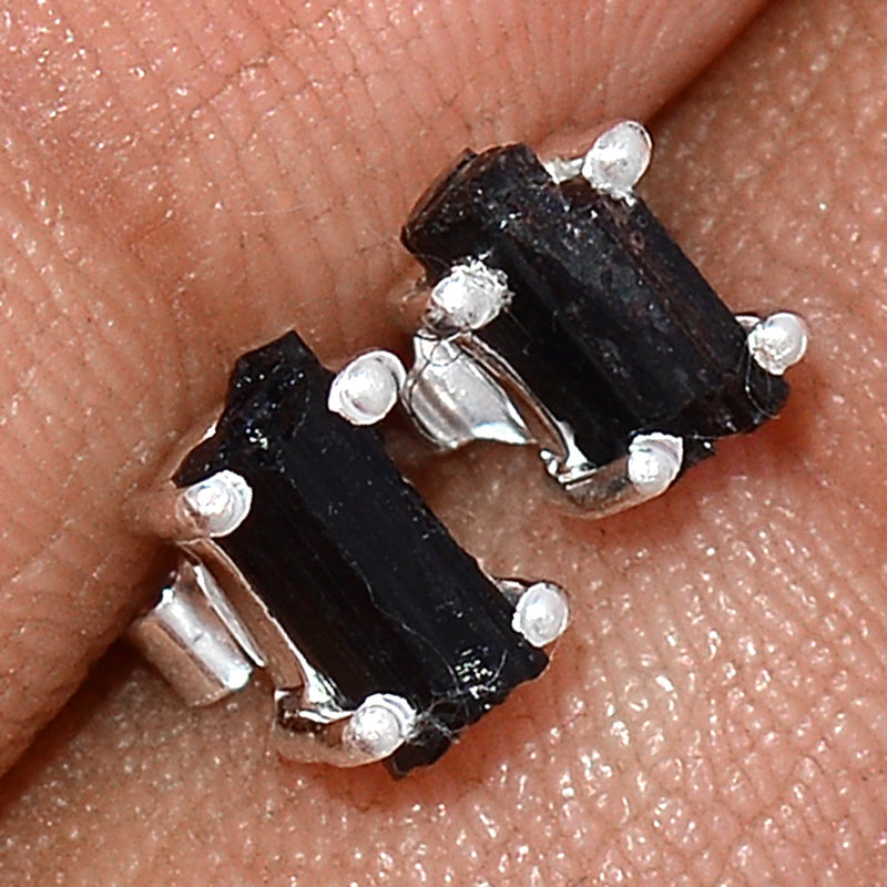 Claw - Black Tourmaline Rough Studs - BTRS67