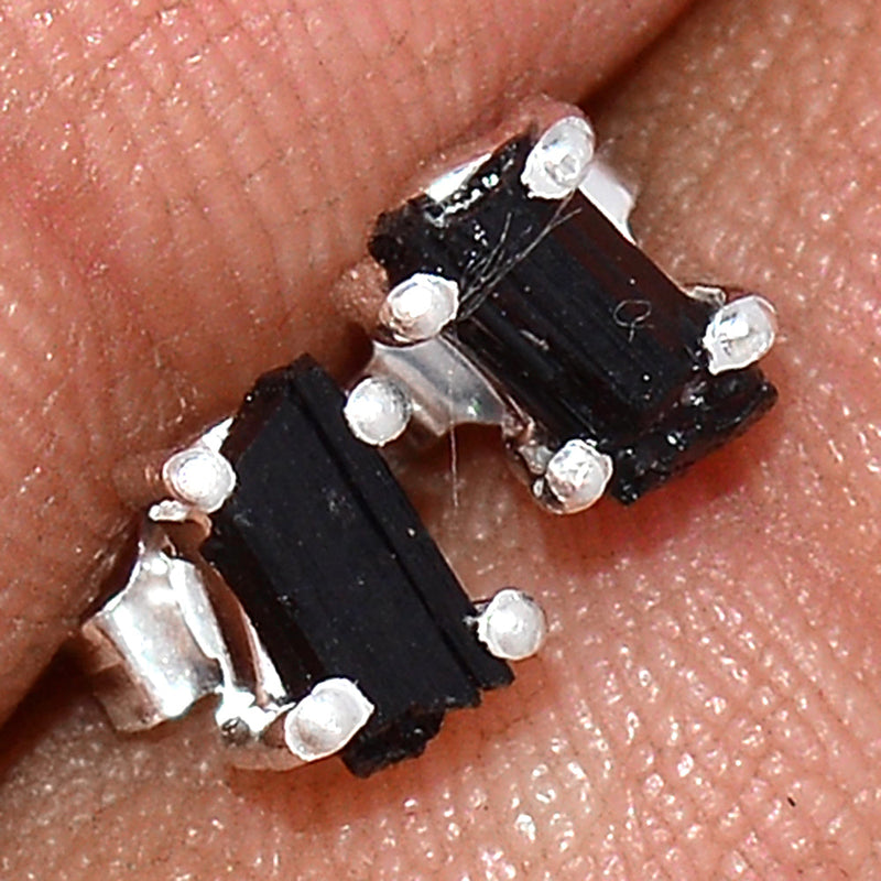 Claw - Black Tourmaline Rough Studs - BTRS83