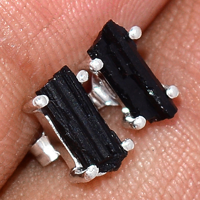 Claw - Black Tourmaline Rough Studs - BTRS99