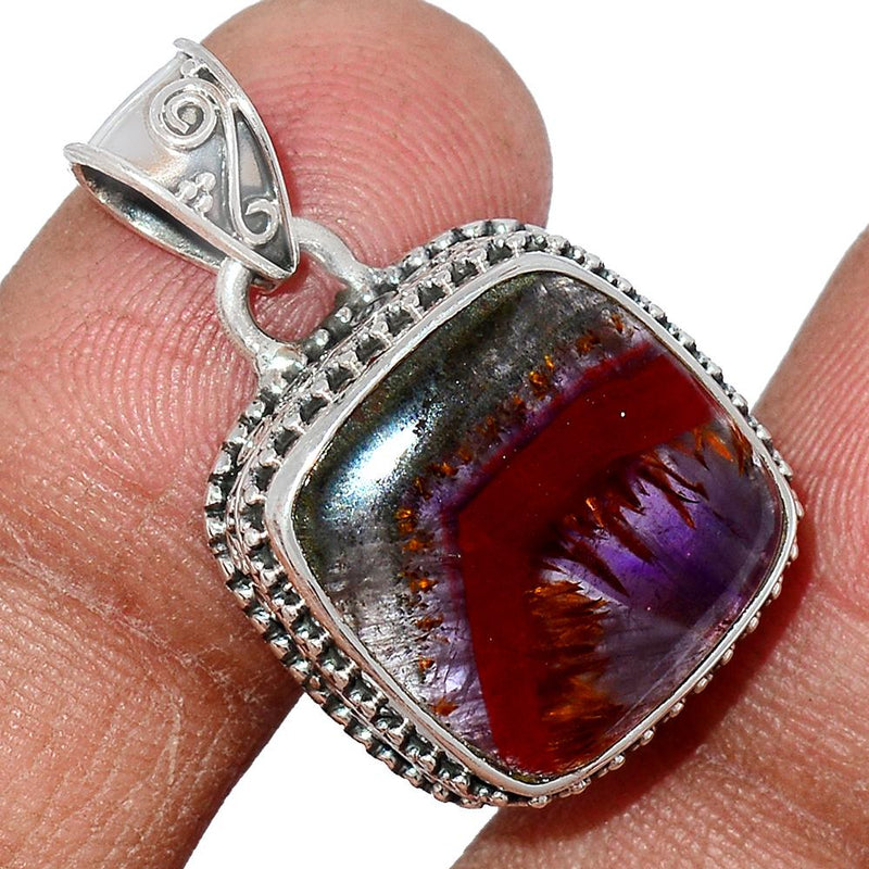 1.1" Fine Filigree - Cacoxenite Pendants - CACP1468