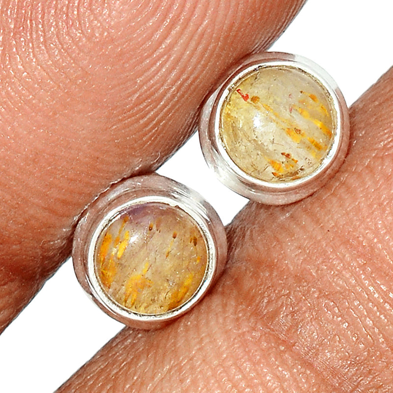 Super Seven Cacoxenite Studs - CACS6