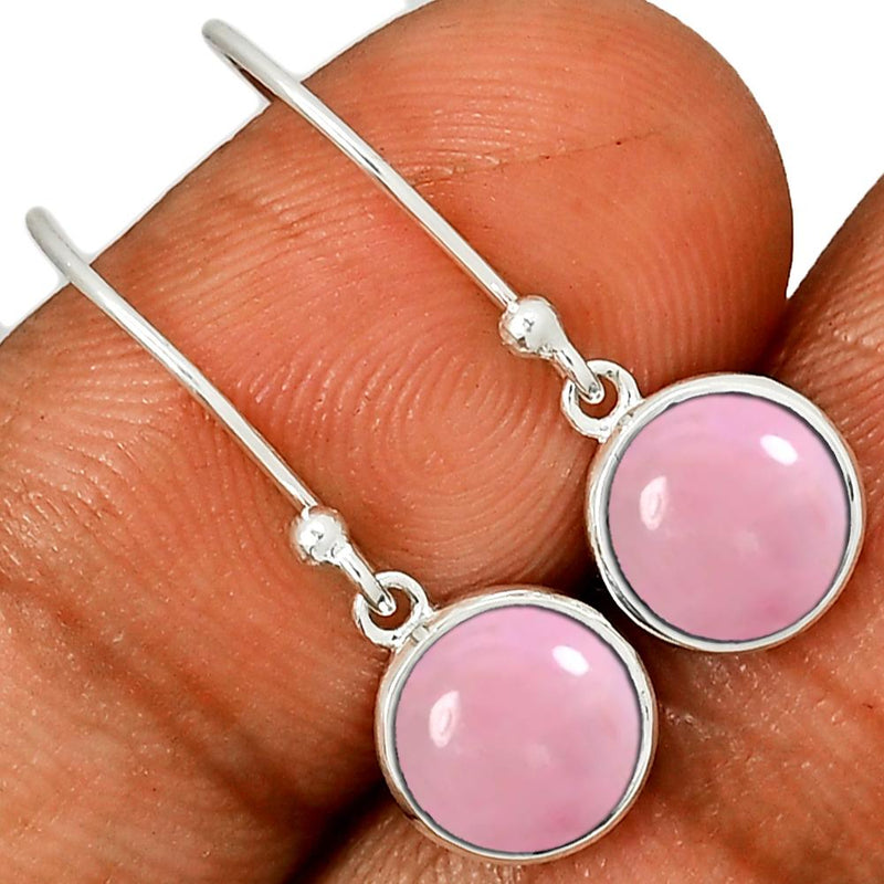7*7 MM Round - Pink Opal Earrings - CB-E902PO Catalogue