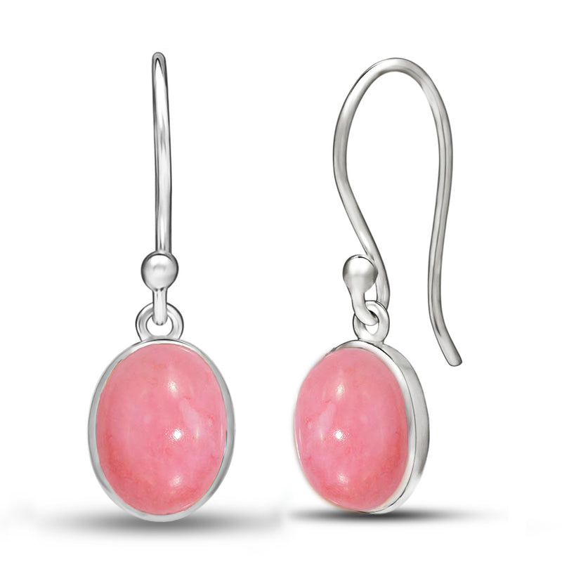 6*8 MM Oval - Pink Opal Earrings - CB-E904PO Catalogue