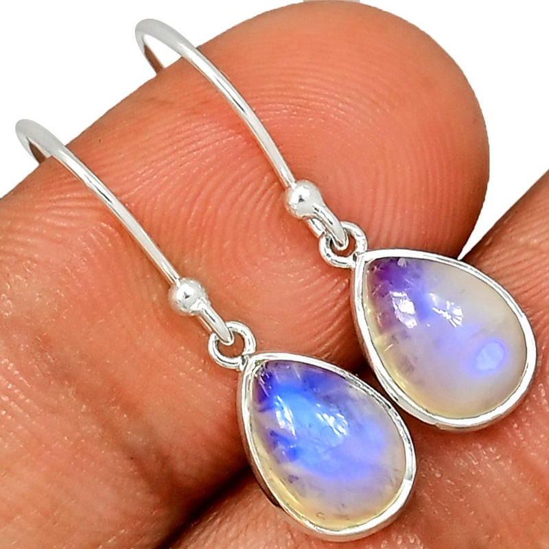 10*7 MM Pear - Rainbow Moonstone Earrings - CB-E906RM Catalogue