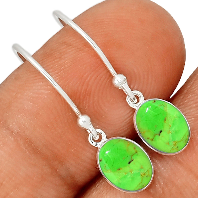 7*9 MM Oval - Green Mohave Turquoise Earrings - CB-E907GMT Catalogue