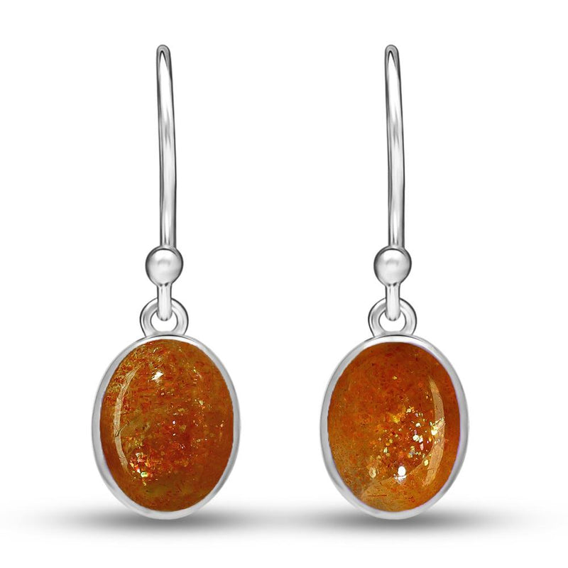 7*9 MM Oval - Sunstone Earrings - CB-E907SS Catalogue