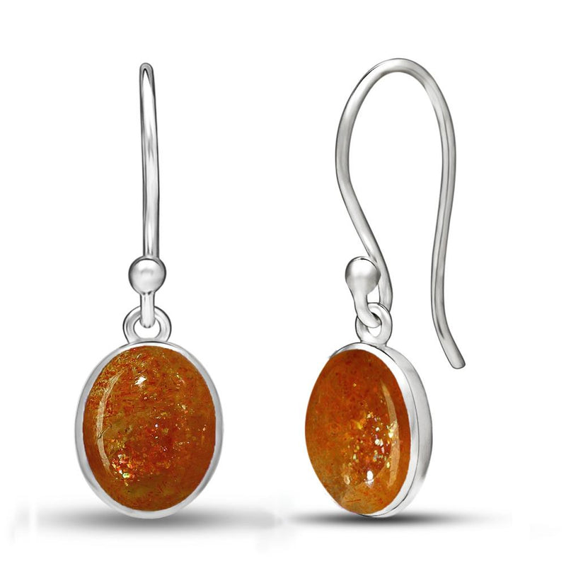 7*9 MM Oval - Sunstone Earrings - CB-E907SS Catalogue