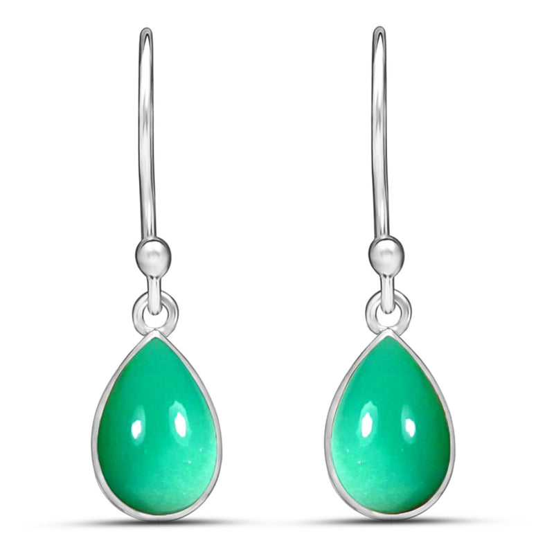 6*9 MM Pear - Chrysoprase Earrings - CB-E909CRP Catalogue