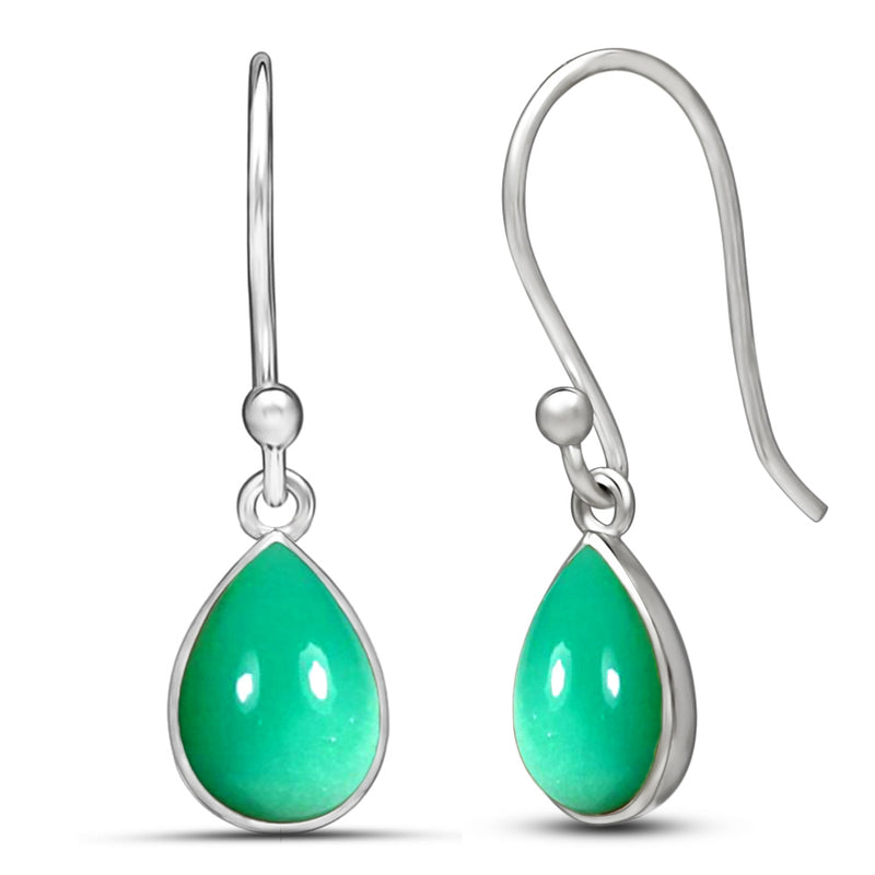 6*9 MM Pear - Chrysoprase Earrings - CB-E909CRP Catalogue