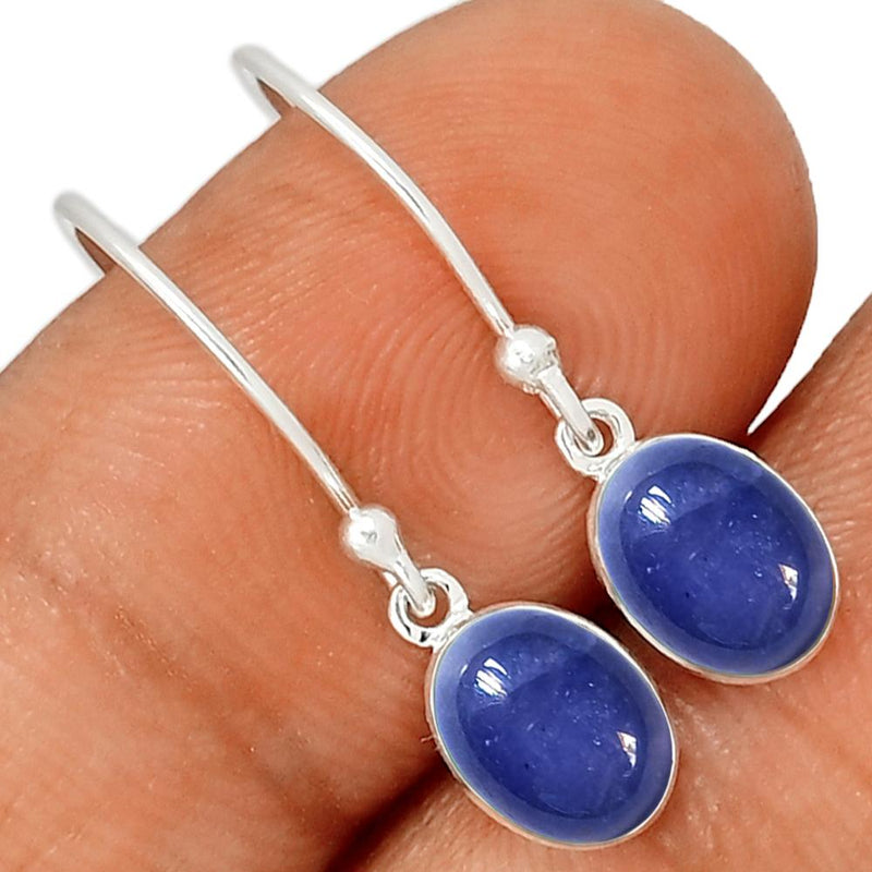 7*5 MM Oval - Tanzanite Cabochon Earrings - CB-E910TZN Catalogue