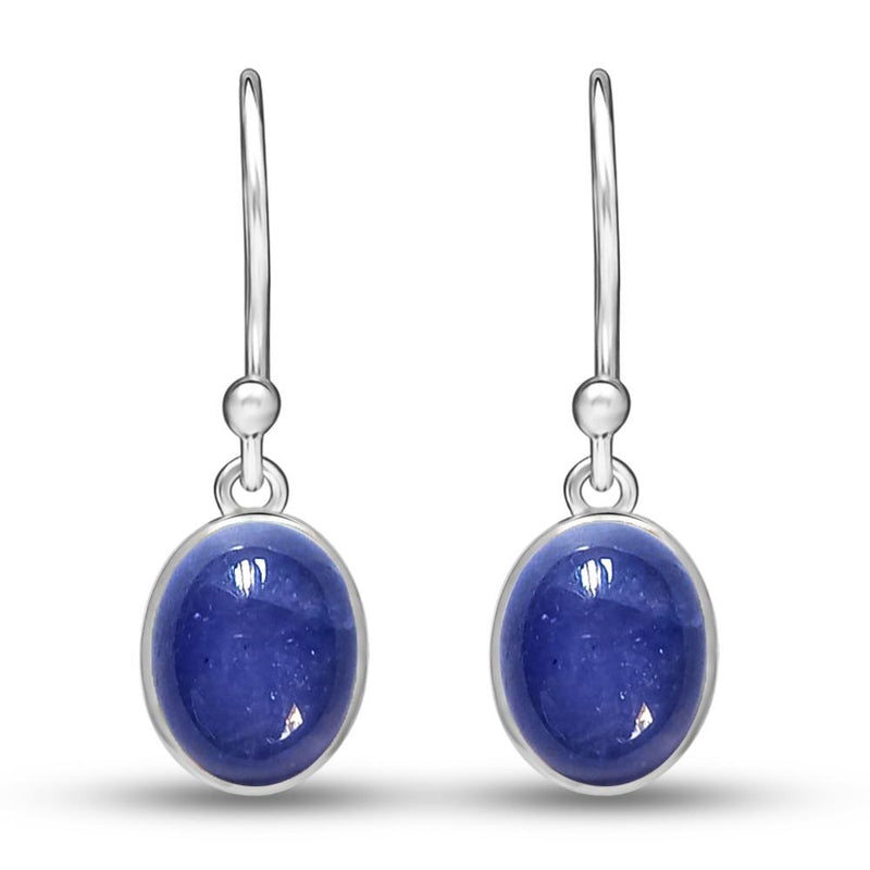 7*5 MM Oval - Tanzanite Cabochon Earrings - CB-E910TZN Catalogue