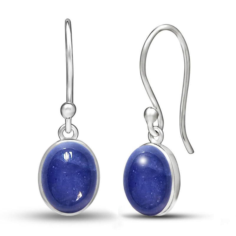 7*5 MM Oval - Tanzanite Cabochon Earrings - CB-E910TZN Catalogue