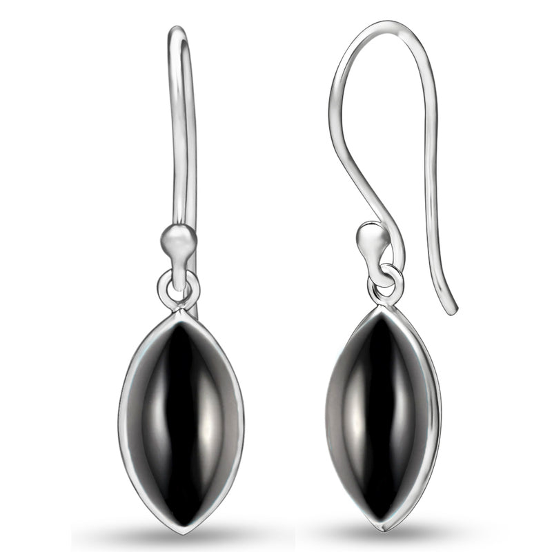 10*5 MM Marquise - Black Onyx Earrings - CB-E911BO Catalogue