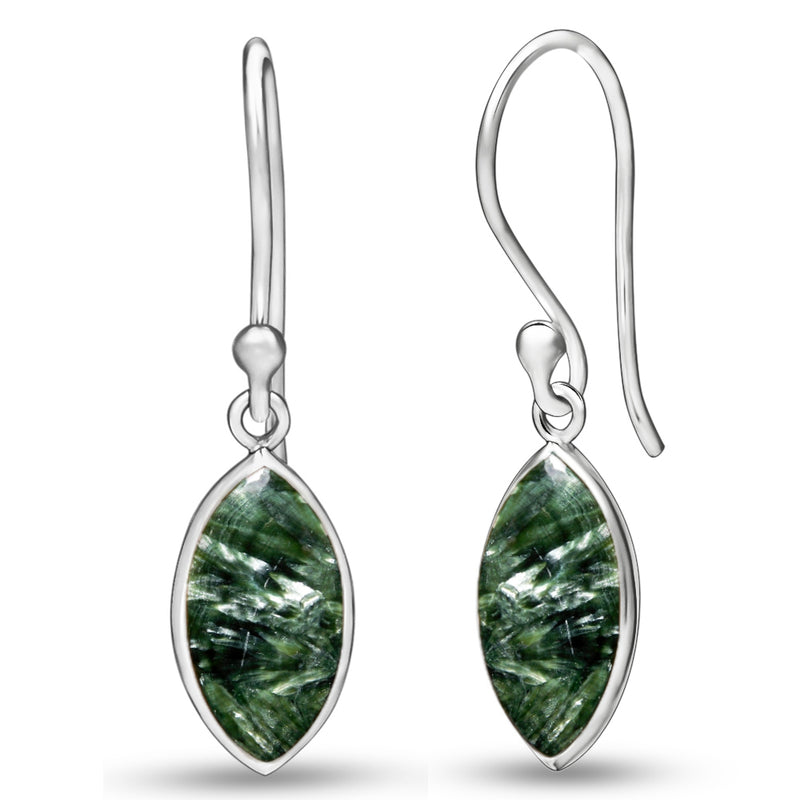 10*5 MM Marquise - Seraphinite Earrings - CB-E911SRP Catalogue