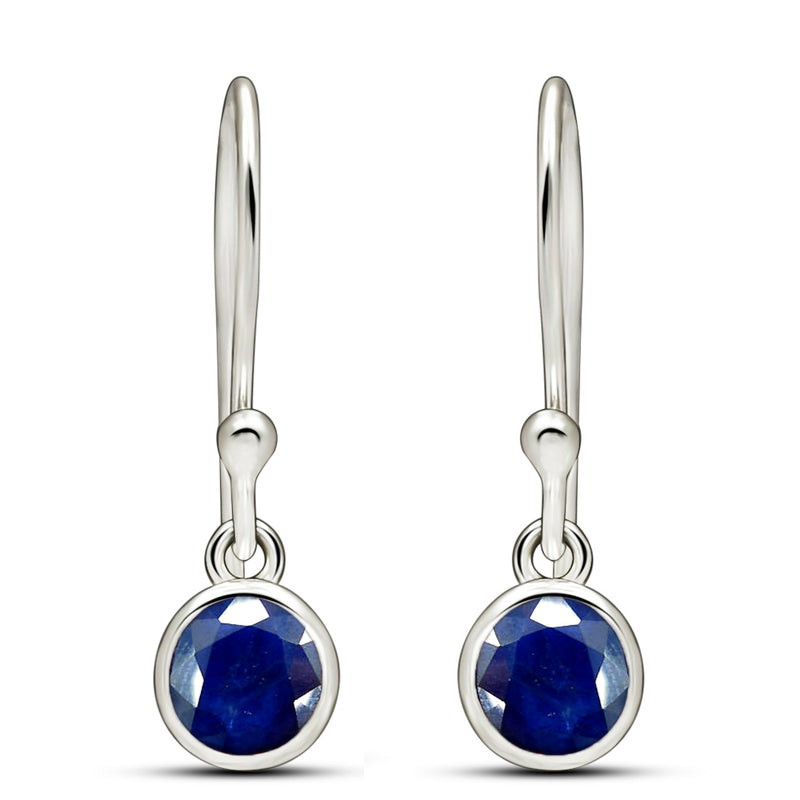5*5 MM Round - Sapphire Earrings - CB-E914S Catalogue