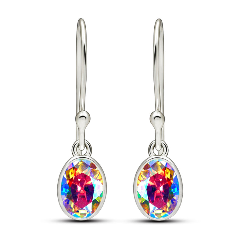 7*5 MM Oval - Mercury Mystic Topaz Earrings - CB-E915MMT Catalogue