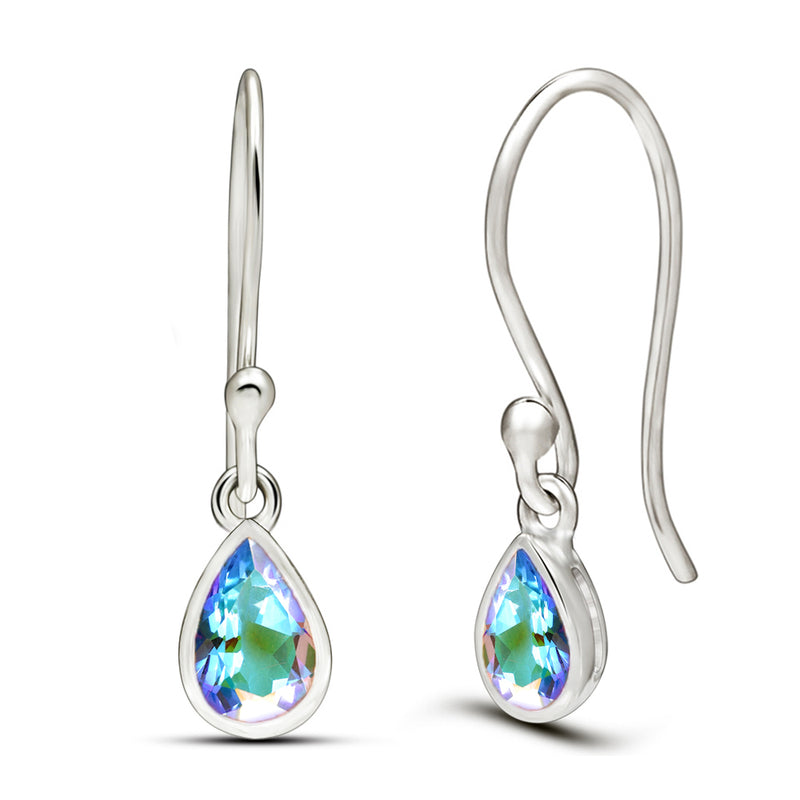 7*5 MM Pear - Mercury Mystic Topaz Earrings - CB-E917MMT Catalogue