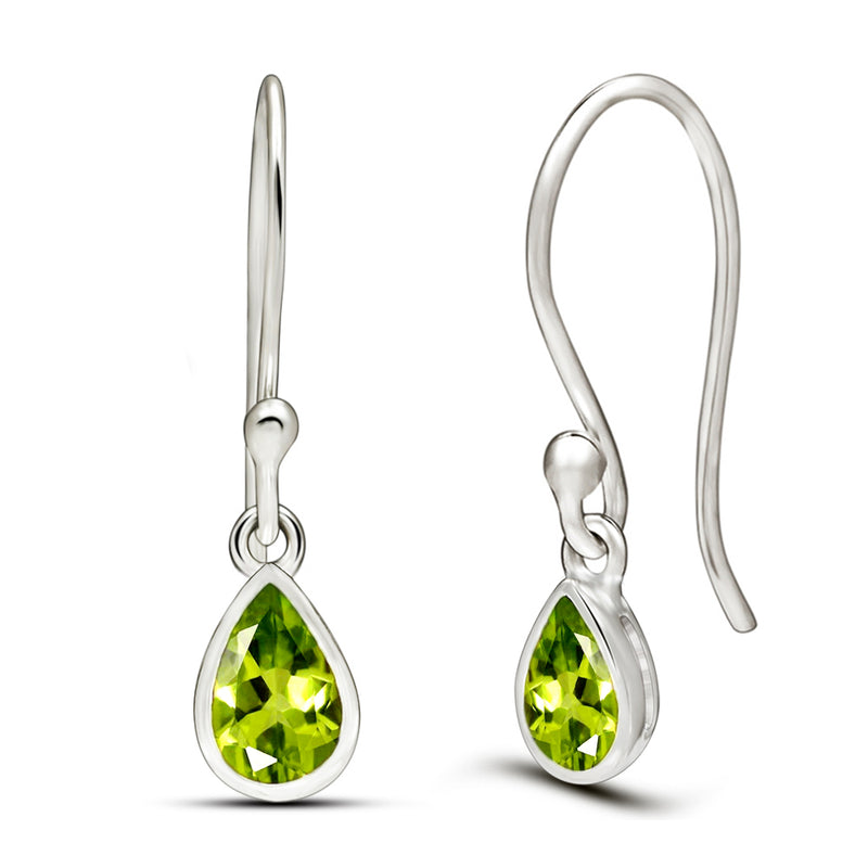 7*5 MM Pear - Peridot Earrings - CB-E917P Catalogue