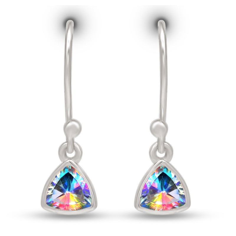 5*5 MM Trillion - Mercury Mystic Topaz Earrings - CB-E918MMT Catalogue