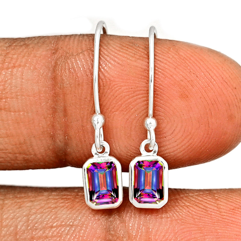 6*4 MM Octo - Mystic Topaz Earrings - CB-E919MT Catalogue