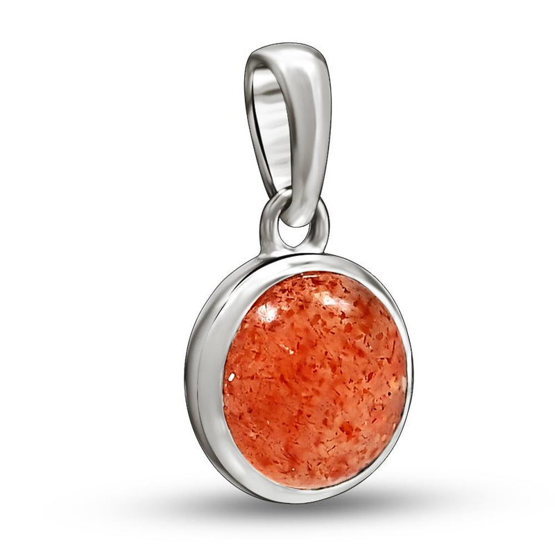 8*8 MM Round - Sunstone Pendants - CB-P702SS Catalogue