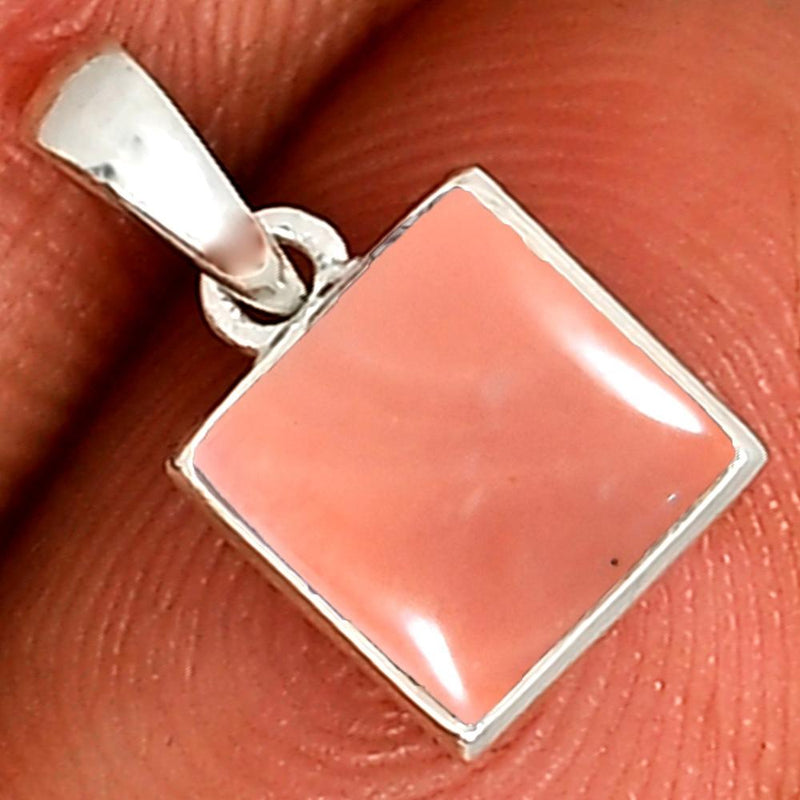 7*7 MM Square - Pink Opal Pendants - CB-P703PO Catalogue