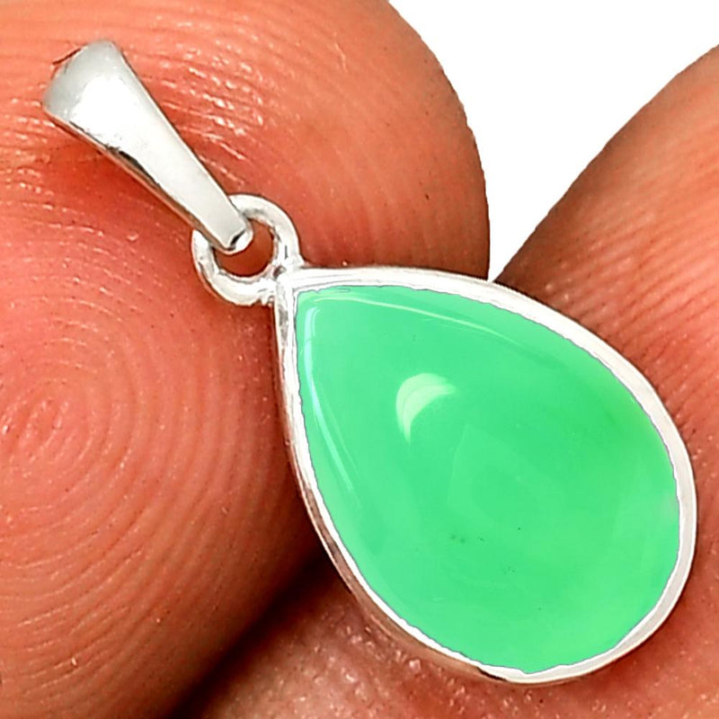 10*7 MM Pear - Chrysoprase Jewelry Pendants CB-P705CP Catalogue