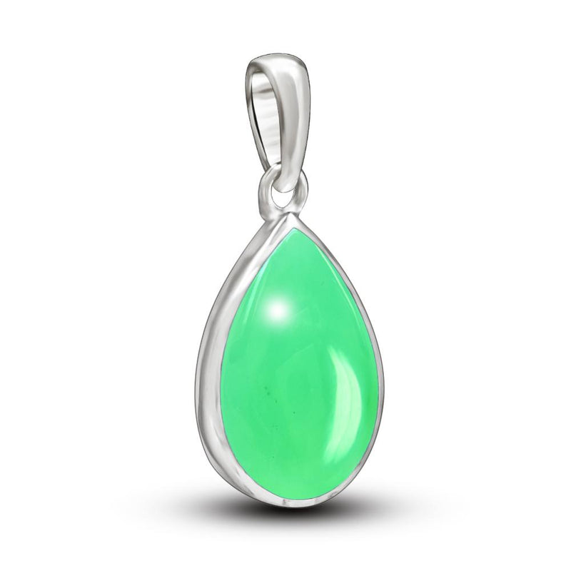 10*7 MM Pear - Chrysoprase Jewelry Pendants CB-P705CP Catalogue