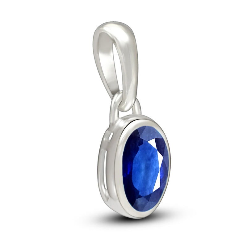 7*5 MM Oval - Natural Sapphire Pendants - CB-P709SAP Catalogue