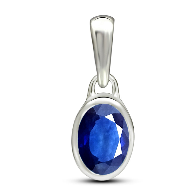 7*5 MM Oval - Natural Sapphire Pendants - CB-P709SAP Catalogue