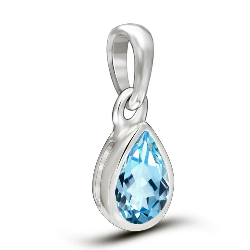 7*5 MM Pear - Blue Topaz Pendants - CB-P710BT Catalogue