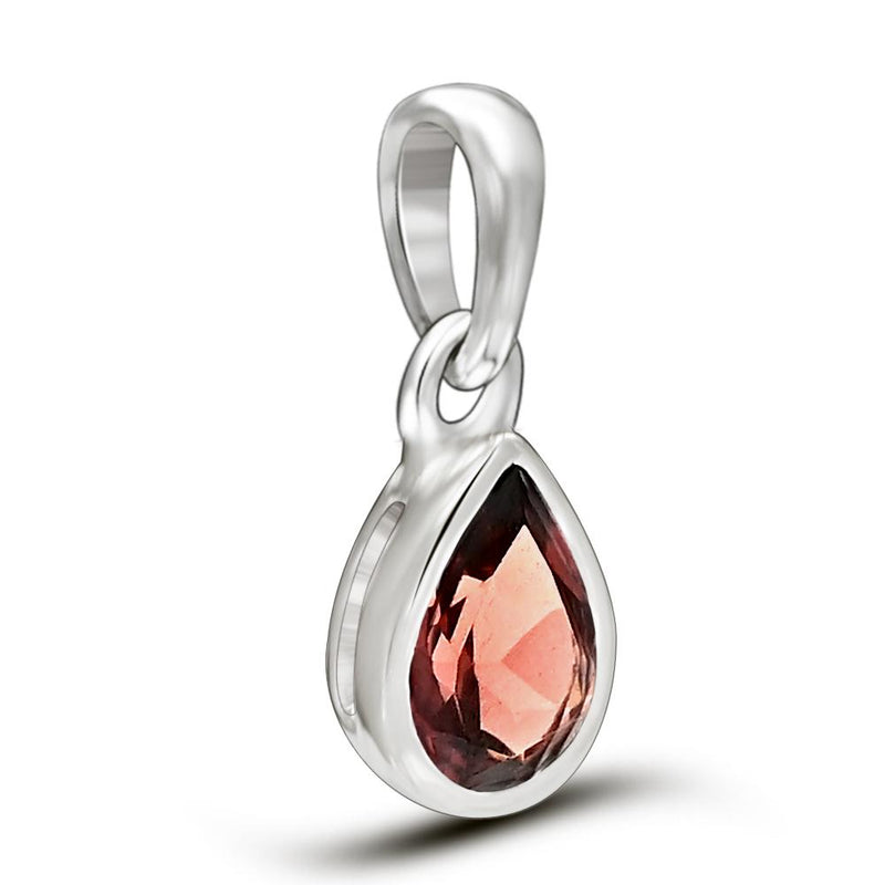 7*5 MM Pear - Garnet Faceted Pendants - CB-P710GRF Catalogue