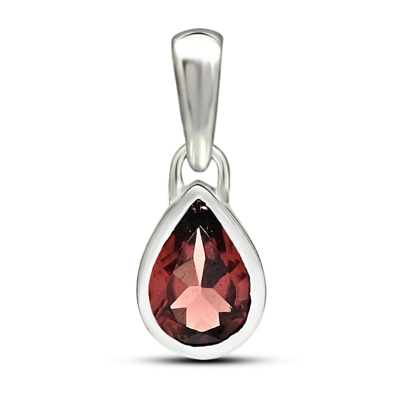 7*5 MM Pear - Garnet Faceted Pendants - CB-P710GRF Catalogue
