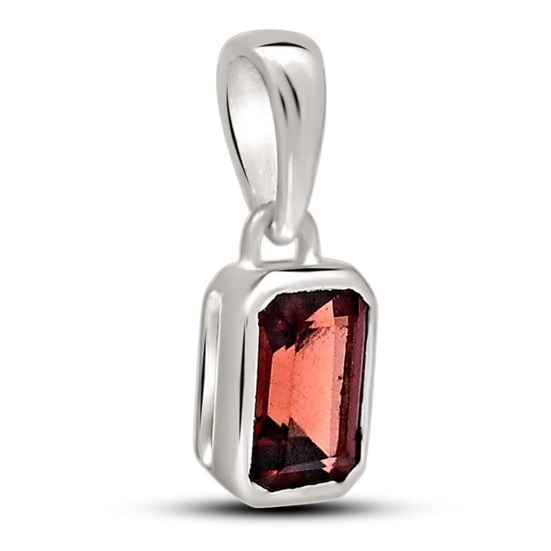 6*4 MM Octo - Garnet Faceted Pendants CB-P716GRF Catalogue
