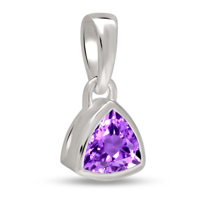 5*5 MM Trillion - Amethyst Faceted Pendants - CB-P717AMF Catalogue
