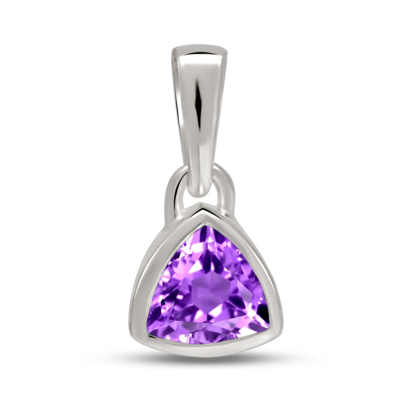 5*5 MM Trillion - Amethyst Faceted Pendants - CB-P717AMF Catalogue