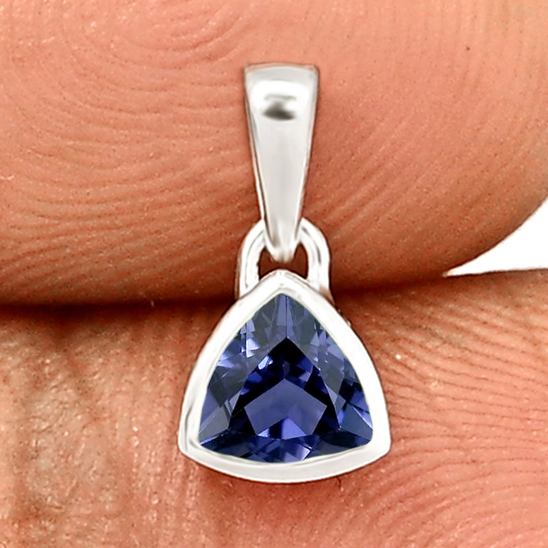 5*5 MM Trillion - Iolite Pendants - CB-P717I Catalogue