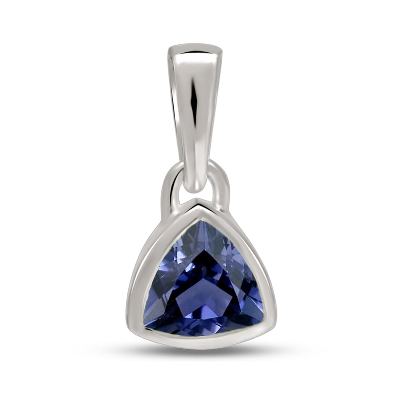 5*5 MM Trillion - Iolite Pendants - CB-P717I Catalogue