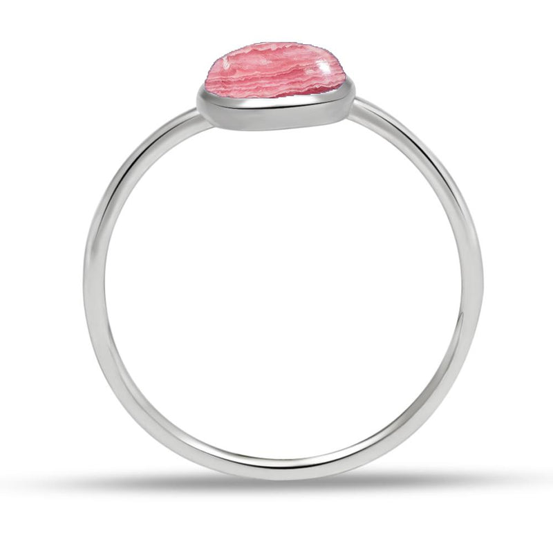 7*5 MM Oval - Rhodocharosite Jewelry Ring - CB-R801RDO Catalogue