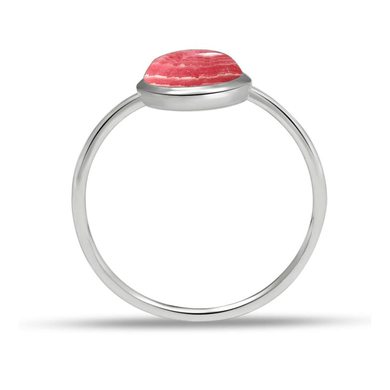 5*5 MM Round - Rhodochrosite Jewelry Ring - CB-R802RDO Catalogue