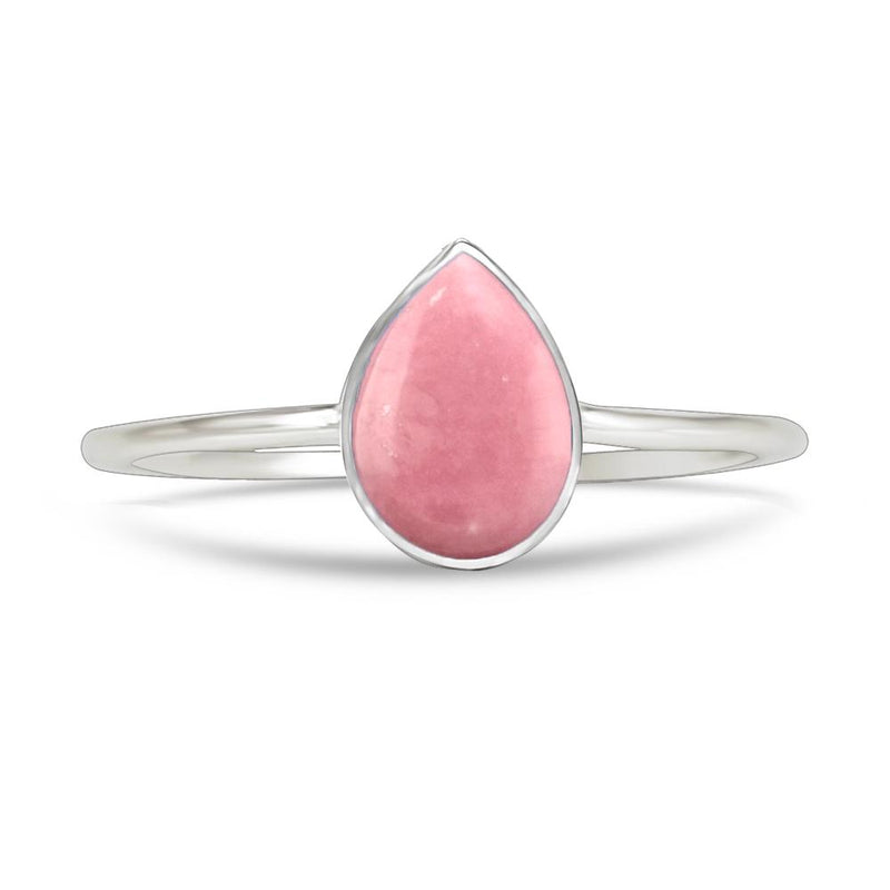 7*5 MM Pear - Pink Opal Ring - CB-R803PO Catalogue