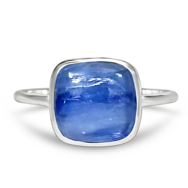 10*10 MM Square - Kyanite Jewelry Ring - CB-R804KNT Catalogue