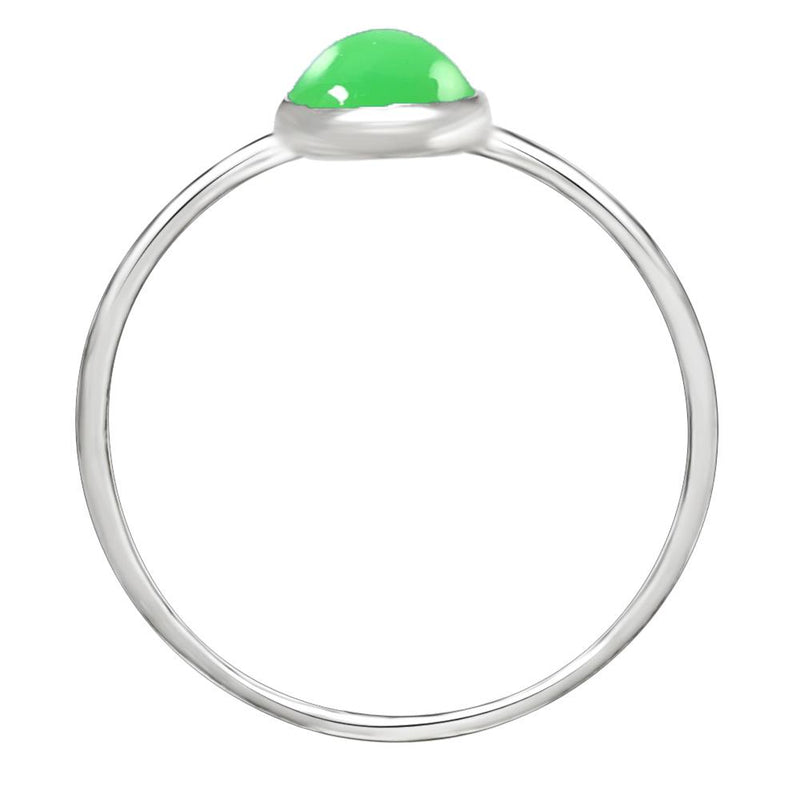8*6 MM Oval - Chrysoprase Jewelry Ring - CB-R808CP Catalogue