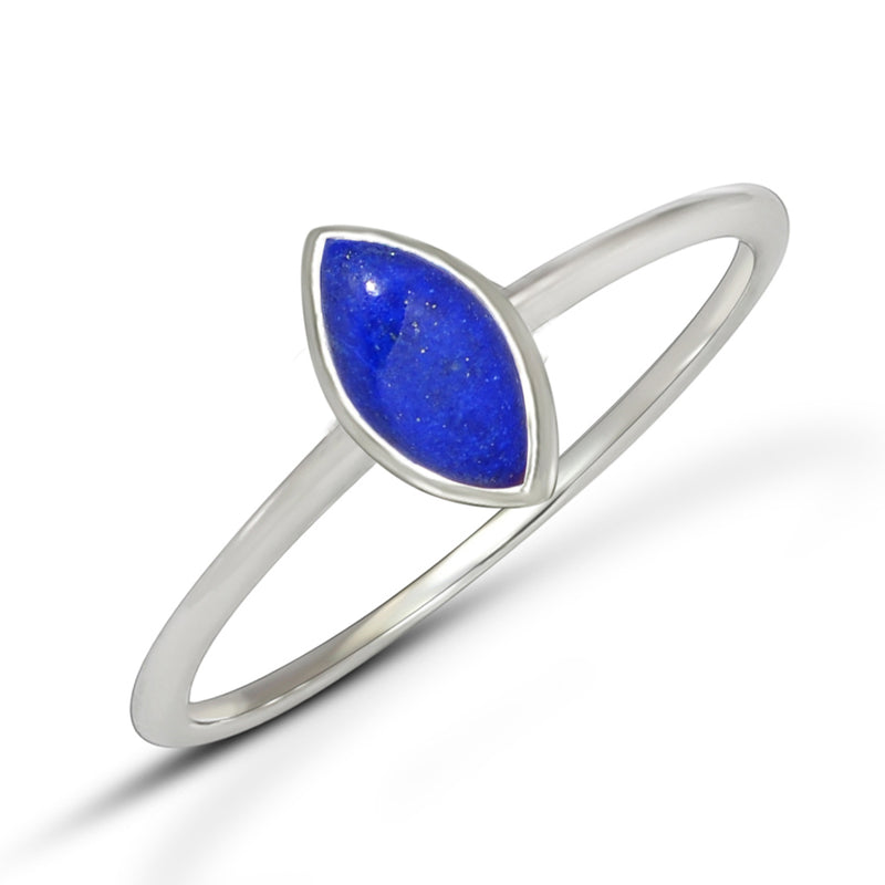 8*4 MM Marquise - Lapis Ring - CB-R809LPS Catalogue