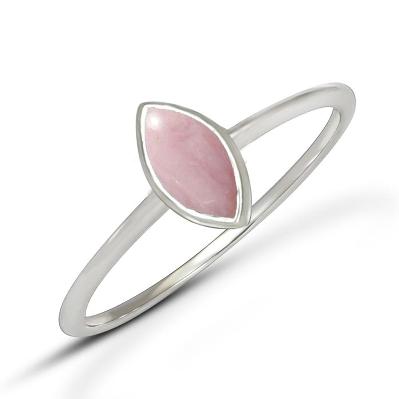 8*4 MM Marquise - Pink Opal Ring - CB-R809PO Catalogue