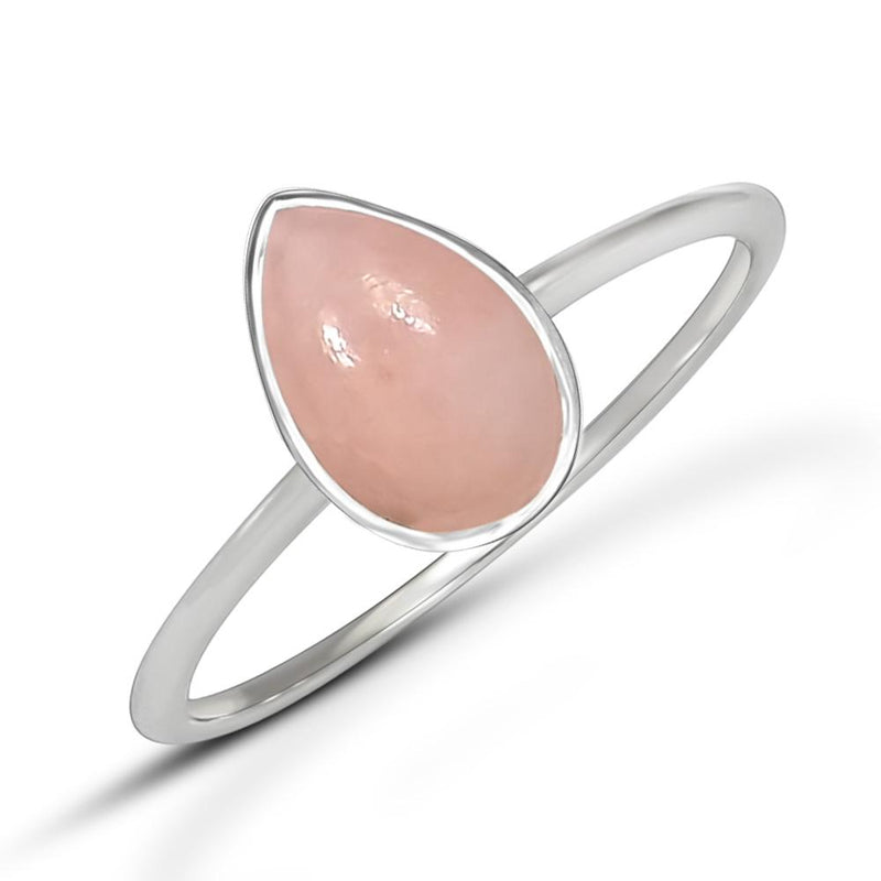 9*6 MM Pear - Pink Opal Ring - CB-R810PO Catalogue
