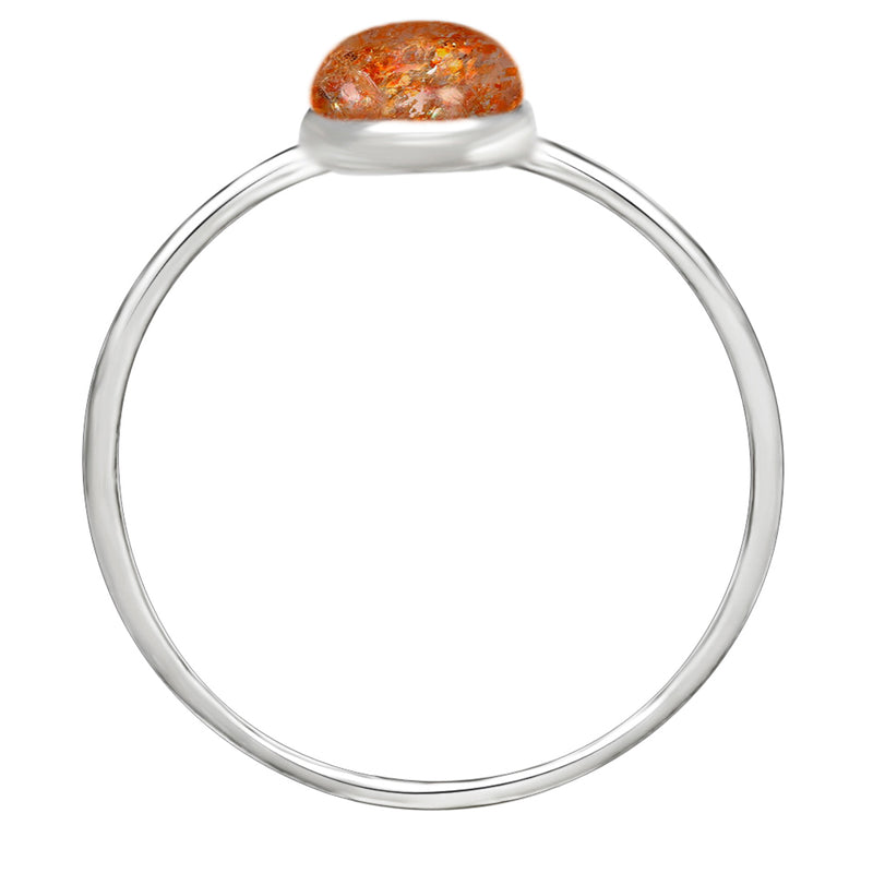 9*6 MM Pear - Sunstone Ring - CB-R810SS Catalogue