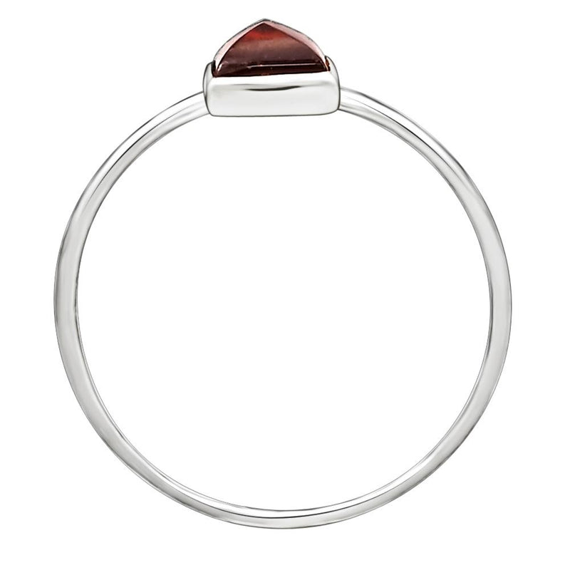 5*5 MM Square - Garnet Cabochon Ring - CB-R811GC Catalogue