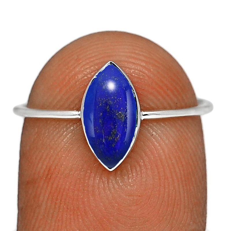 10*5 MM Marquise - Lapis Ring - CB-R812LPS Catalogue